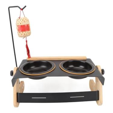 Imagem de GLOGLOW Tigelas Elevadas Tigelas de Cachorro Elevadas, 4 Ajustável de Comida Levantada Lenta de Cão de água para Cães Gatos Animais de Estimação Nan de Acampamento Ao Ar Livre