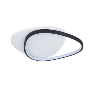 Imagem de Plafon Taschibra Moderno Outline Led 32w Luz Quente 3000k Bivolt