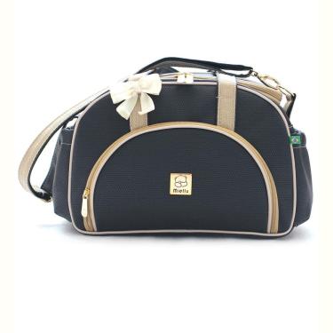 Imagem de Bolsa maternidade pequena bebe menina menino miellu preta