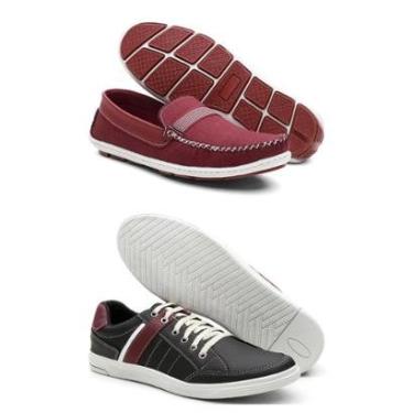 Imagem de Kit Sapatênis + Mocassim Masculino Dia a Dia Moderno-Masculino