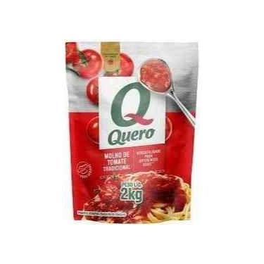 Imagem de Molho de tomate tradicional quero sachê 2kg