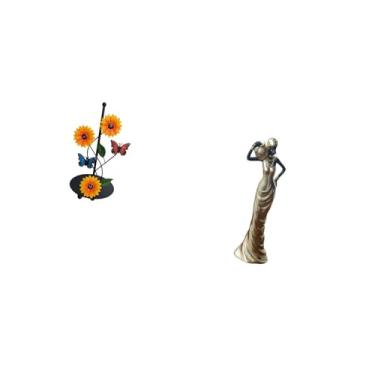 Imagem de Fenteer Porta-lenços Inspirado com Escultura de Tribal Africana, Estatueta Decorativa, Dispensador Vertical Exclusivo de Papel Toalha para Decoração de