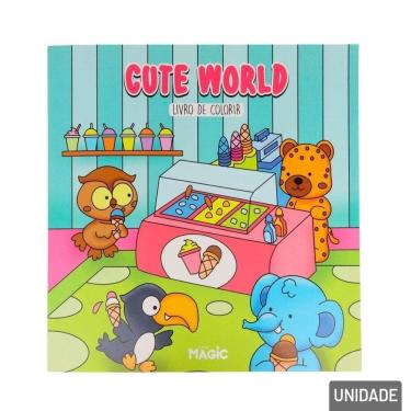 Imagem de Livro de Colorir Cute World 24 Páginas - Tudo em Caixa