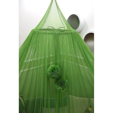 Imagem de Mosquiteiro Tenda 3,10x6,10m - Rede de Proteção com Arco em Respirável para Áreas Internas e Externas (Verde Oliva)