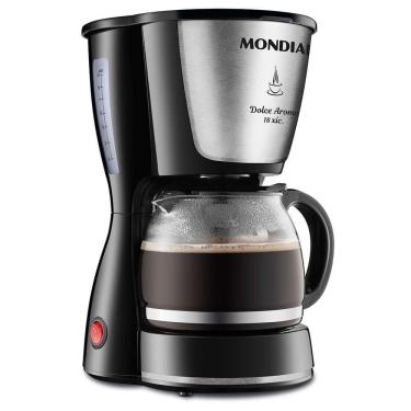 Imagem de Cafeteira Elétrica Mondial Arome 18 C-30-18x 220v-preto/inox