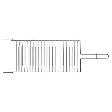 Imagem de Grelha para Churrasco Tramontina 56x18,2 cm em Aço Inox