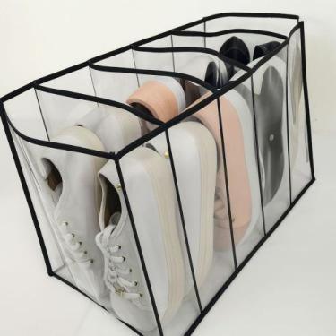 Imagem de Kit Organizador de Sapato Tênis Chinelos Colméia Reforçada Para Closet