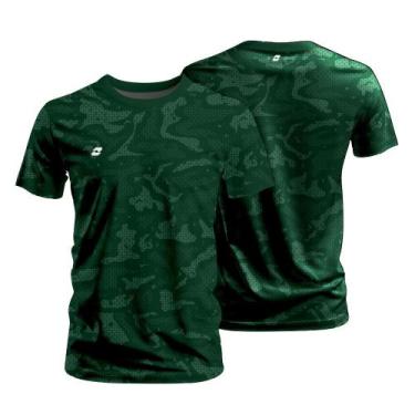 Imagem de Camiseta Camuflada Masculina Dry Fit Leve Treino Academia Corrida Tril