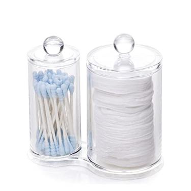 Imagem de Acrílico Store Porta Cotonete E Algodão Duplo