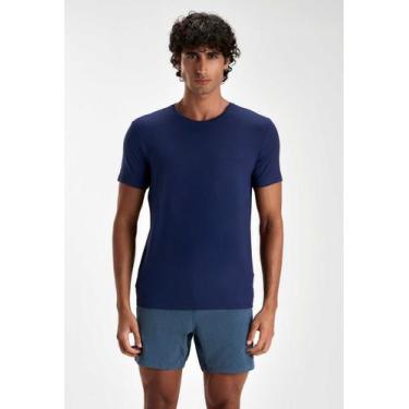 Imagem de Camiseta Docthos Slim Manga Curta Viscose, 007 marinho, P