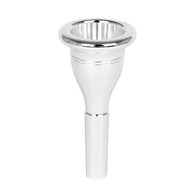 Imagem de DECHOUS Bocal tuba banhada a CNC prata de 13,3 mm, acessório de substituição de alta precisão para instrumentos de latão