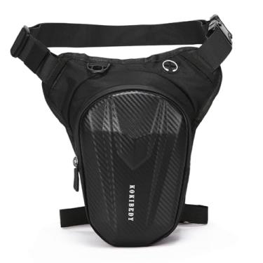Imagem de Bolsa de perna de motocicleta, bolsa de coxa para equitação, bolsa de perna para homens e mulheres - com alças removíveis, pochete à prova d'água, bolsa para telefone - viagem, caminhada, ciclismo