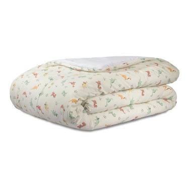 Imagem de Edredom Para Berço Percal 200 Fios 100% Algodão 1 Peça - Dinossauros
