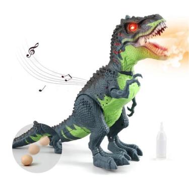 Imagem de Dinossauro Rex Andador Para Crianças Com Controle - GBG STORE