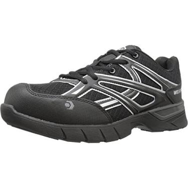 Imagem de WOLVERINE Bota de trabalho masculina Jetstream Athletic Comp Toe, Preto, 7