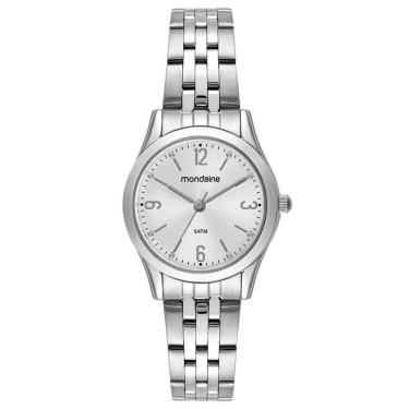 Imagem de Kit Relógio Mondaine Prata Com Colar E Brincos 32720l0mkne2k1