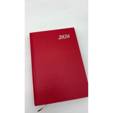 Imagem de Agenda 2026 Executiva - Planejamento Completo e Elegante Adequado para trabalho e estudo(vermelho)