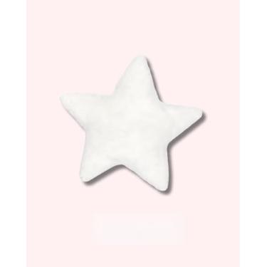Imagem de Almofada Decorativa Sherpa Estrela, Enchimento em Fibra Siliconada, Estilo Contemporâneo, 27x32cm, Antialérgica, Poliéster, Toque Carneirinho