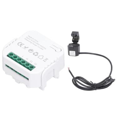 Imagem de LiebeWH Braçadeira de Monitor de Consumo de Energia, Medidor de Energia Wi-fi de Eletricidade Kwh Micro Uso Watt Elétrico, Medição Em Tempo Real, Controle Remoto, Alta Segurança, Análise de Dados,