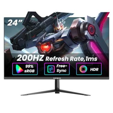 Imagem de INFIEVO Monitor de Jogos 23.8 Polegadas Full HD 1080P 200Hz IPS 1ms, Freesync, Monitor de PC Ultrafino, Compatível com VESA, Inclinação Ajustável, Tecnologia Eye Care, HDMI/Dp
