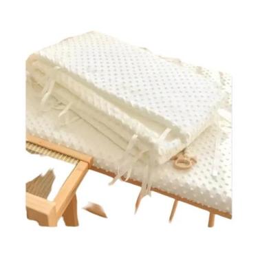 Imagem de Protetor De Berço Para Bebê Em Cor Sólida E Espessa, Cerca De Proteção