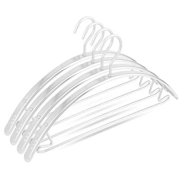 Imagem de Cabide de metal adulto antiderrapante para exibição de roupas para casa cabide de armazenamento de roupas vintage para armário com economia de espaço cabide organizador de pendurar adequado para