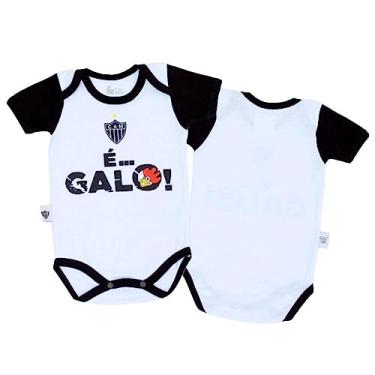 Imagem de Body Bebê Atlético Mg Estampa É...galo! Oficial