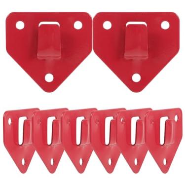 Imagem de Tofficu Conjunto de 8 Suportes de Parede para Extintor de Incêndio, Suporte Metálico para Instalação Na Parede, Acessórios de Segurança Contra Incêndio para Casa E Garagem