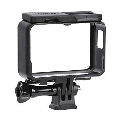 Imagem de GLOGLOW Caixa de Dispositivo Eletrônico Portátil Estrutura Protetora de Câmera Esportiva para One R, Material ABS, Leve, Resistente a Choques, Preto, 56g, Adaptador de 1/4 de Polegada para One R,