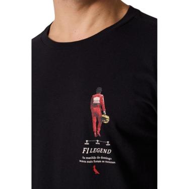 Imagem de Camiseta Estampada F1 Legend Senna Reserva-Masculino