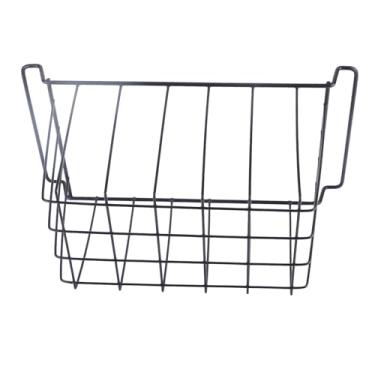 Imagem de GLOGLOW Cesta de Armazenamento do Fio do Congelador Recipiente Artigo, Fio de Aço Revestido Pe para Componentes Aparelho Eletrodoméstico das Prateleiras Refrigerador (C 39cm X L 20cm X A 20cm)