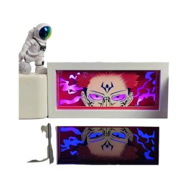 Imagem de Luminária De Mesa 3D Com Moldura De Madeira Para Crianças, Luz Noturna