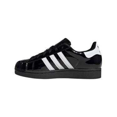 Imagem de adidas Tênis feminino Cblack/Ftwwht/Goldmt Superstar II W FTWR branco cinza seis/branco cristal 36 EUA, Multi, 9.5 Wide