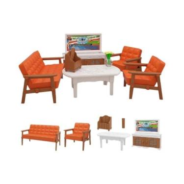 Imagem de Conjunto De Móveis Em Miniatura Para Casa De Bonecas De Animais Da Flo