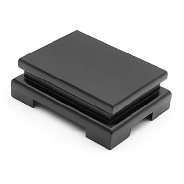 Imagem de MDEOOSKY Suporte de Exibição de Madeira Retangular Base de Exibição de Madeira Elevadores de Exibição Retângulo Vaso Riser Bule Aquário Base de Lâmpada Decoração para Casa 13 Cm X 9,5 Cm X 4,3 Cm(Pret