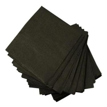 Imagem de Guardanapo de papel 19,5x22,5cm c/50 campfestas - Camp Festas, Preto