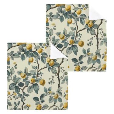 Imagem de xigua Toalhas de mão de algodão limoeiro, toalhas de banho multiusos e absorventes toalhas de rosto macias para a pele para banheiro, cozinha, hotel, academia, panos de lavagem, pacote com 6, 30 x 30