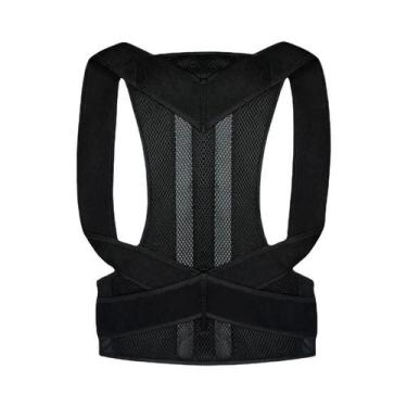 Imagem de Corretor De Postura Ajustável Unissex, Cinta De Suporte Para Clavícula
