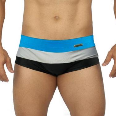 Imagem de Sunga Masculina Listrada Cores Lisas adulto Hoggi Verão, Opção 1, G