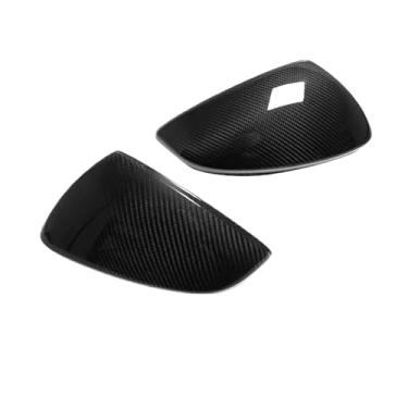 Imagem de Lhd fibra de carbono espelho lateral capa exterior do carro tampas traseiras retrovisor Compatível com audi a3 8y s3 rs3 2021-2024