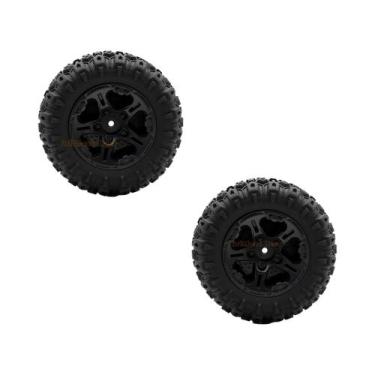 Imagem de Pneu E Roda Hexagonal De 12mm Para Upgrade De Carro Controle Remoto Tr