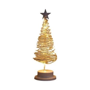 Imagem de Luzes De Natal Em Forma De Estrela Espiral De Metal Para Decoração De 