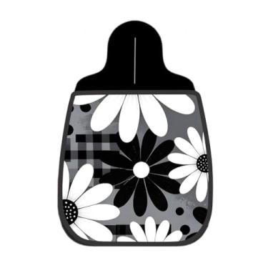 Imagem de Lixeira De Carro Organizador Lixinhocar Margarida P&B Abstrata