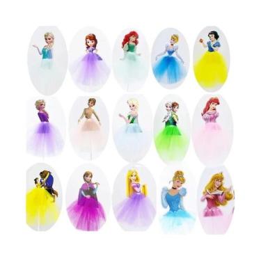 Imagem de Decorações Para Bolos De Aniversário Da Princesa Disney Frozen 5 10pcs