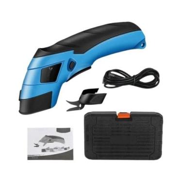 Imagem de Tesoura Elétrica Sem Fio Com Carregamento USB Para Tecido De Algodão, 