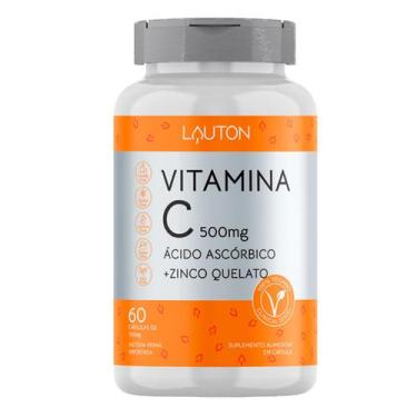 Imagem de Vitamina C com Zinco Quelato 60 Comprimidos Lauton Nutrition