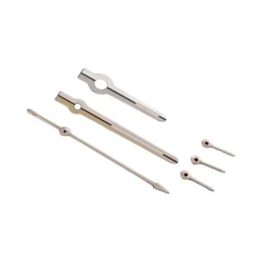 Imagem de Conjunto De Ponteiros Luminosos Prata, Vermelho E Verde Para Relógio D