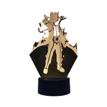 Imagem de Luz Noturna LED Naruto Uzumaki Kakashi Hatake Itachi Uchiha 3D Com 7/1