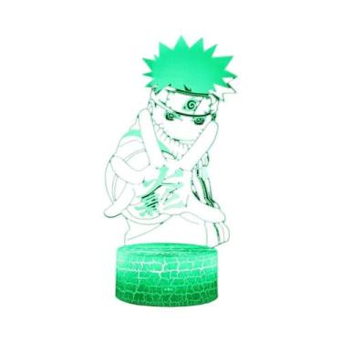 Imagem de Luz Noturna LED Naruto Uzumaki Kakashi Hatake Itachi Uchiha 3D Com 7/1