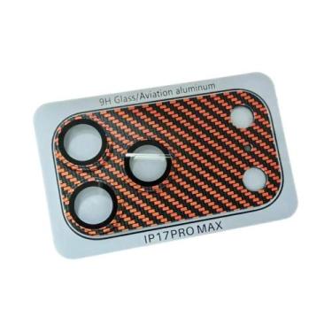 Imagem de Protetor De Lente De Câmera Em Fibra De Carbono Kevlar Para iPhone 17 